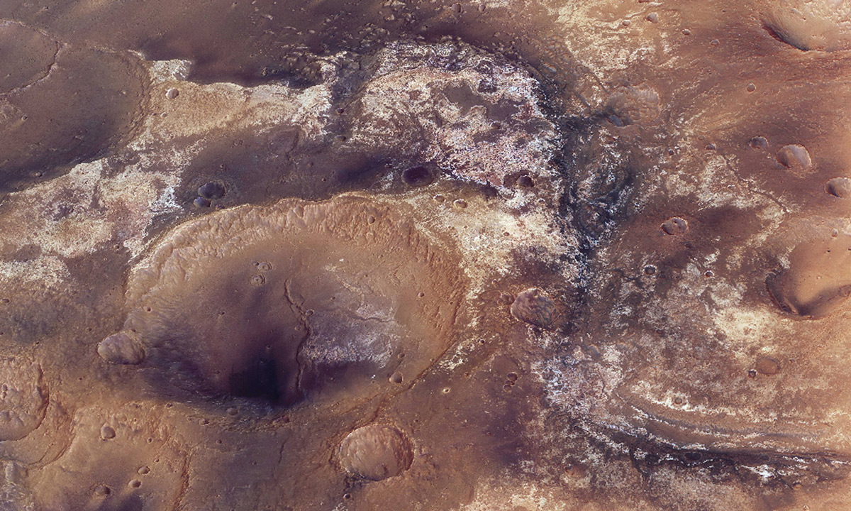 View of Mawrth Vallis on Mars